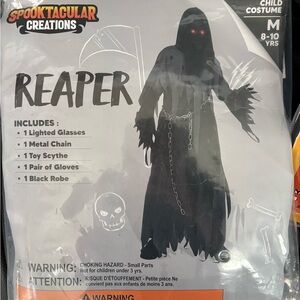 Kids Reaper Costume - Black